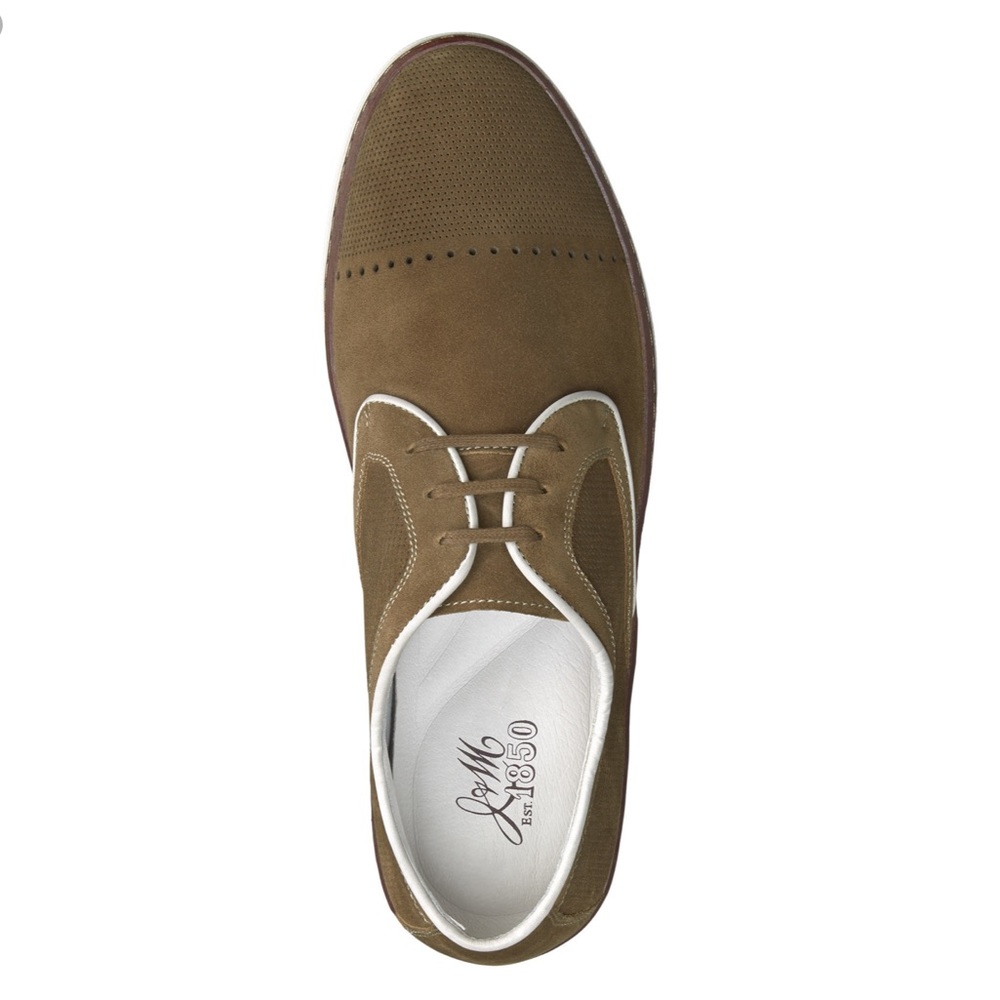 Johnston & Murphy Denny cap toe sz 9 Camel - Picture 2 of 8